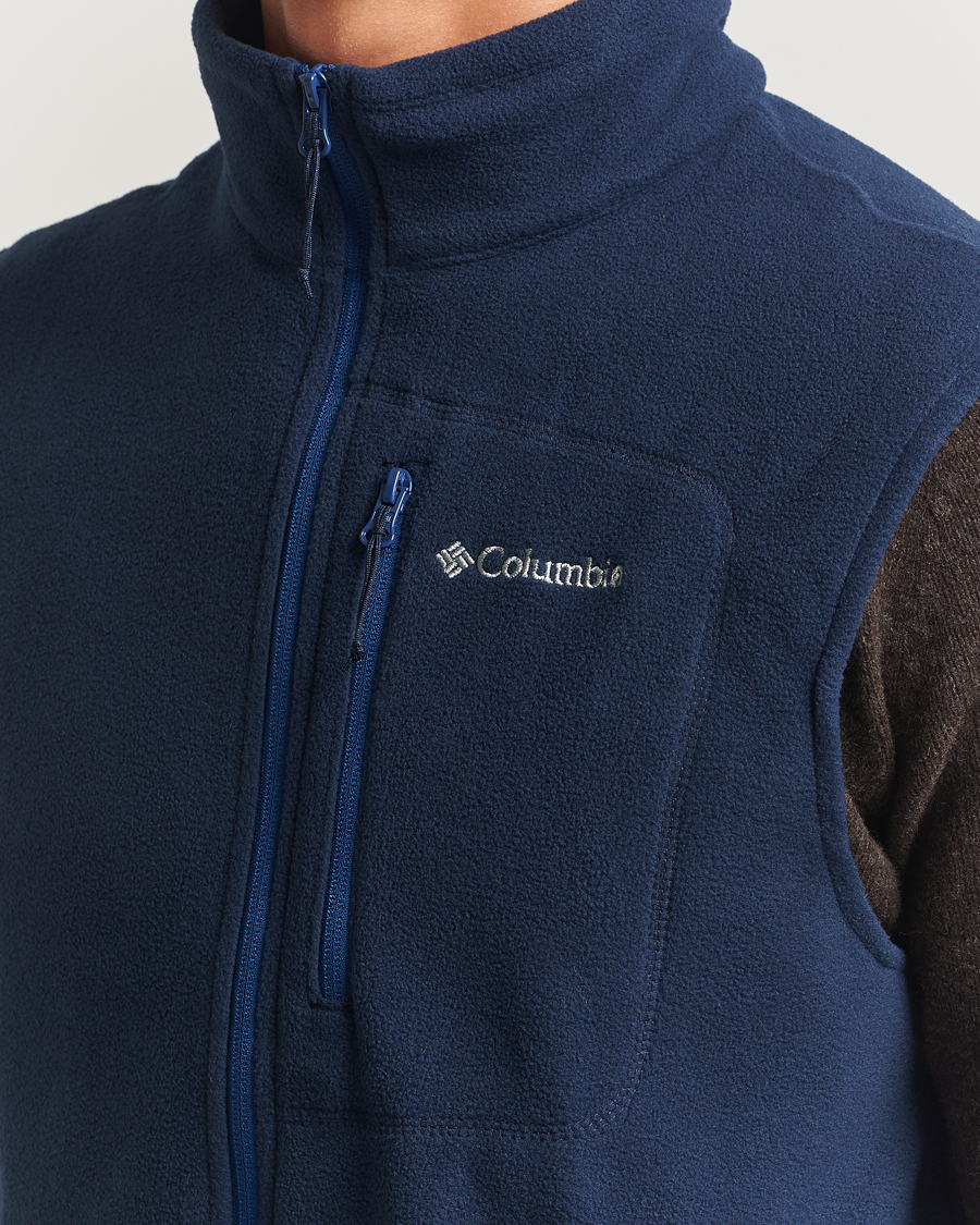 Uomini | Maglieria | Columbia | Fast Trek Full Zip Fleece Vest Collegiate Navy