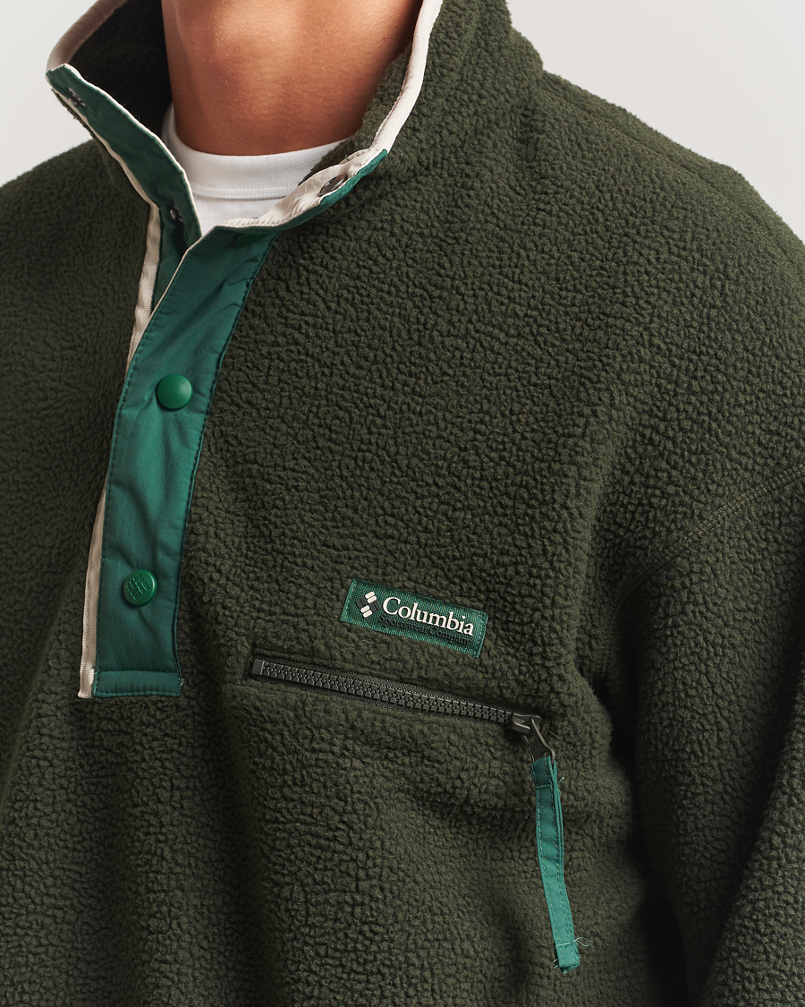 Uomini | Maglieria | Columbia | Helvetia Half Snap Fleece Greenscape