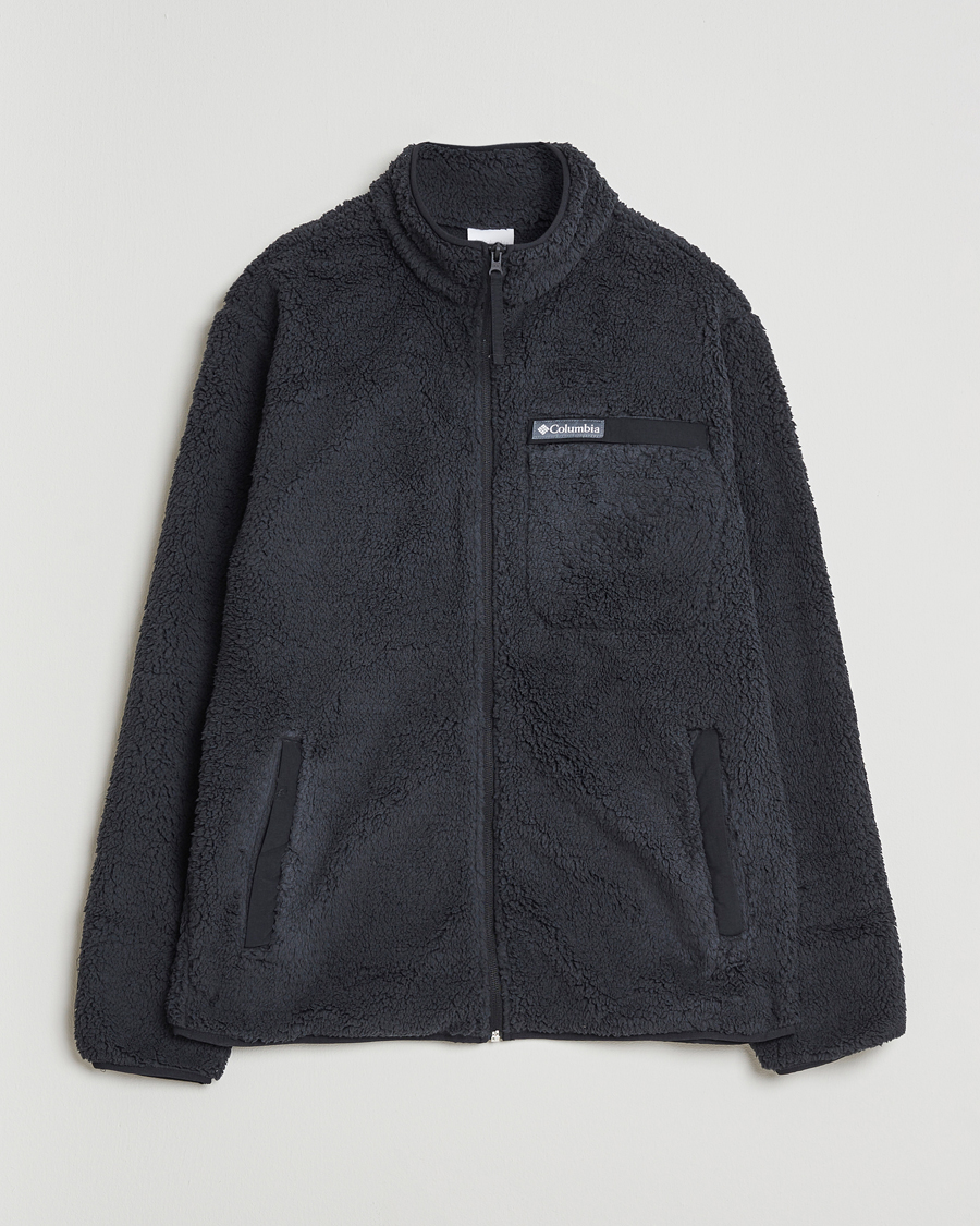 Uomini | Maglieria | Columbia | Rugged Ridge High Pile Full Zip Black