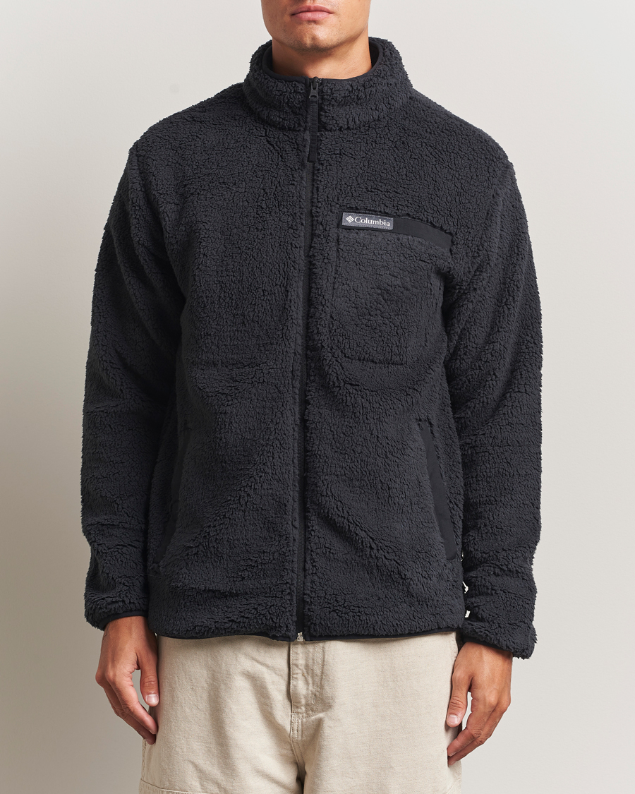 Uomini | Maglieria | Columbia | Rugged Ridge High Pile Full Zip Black