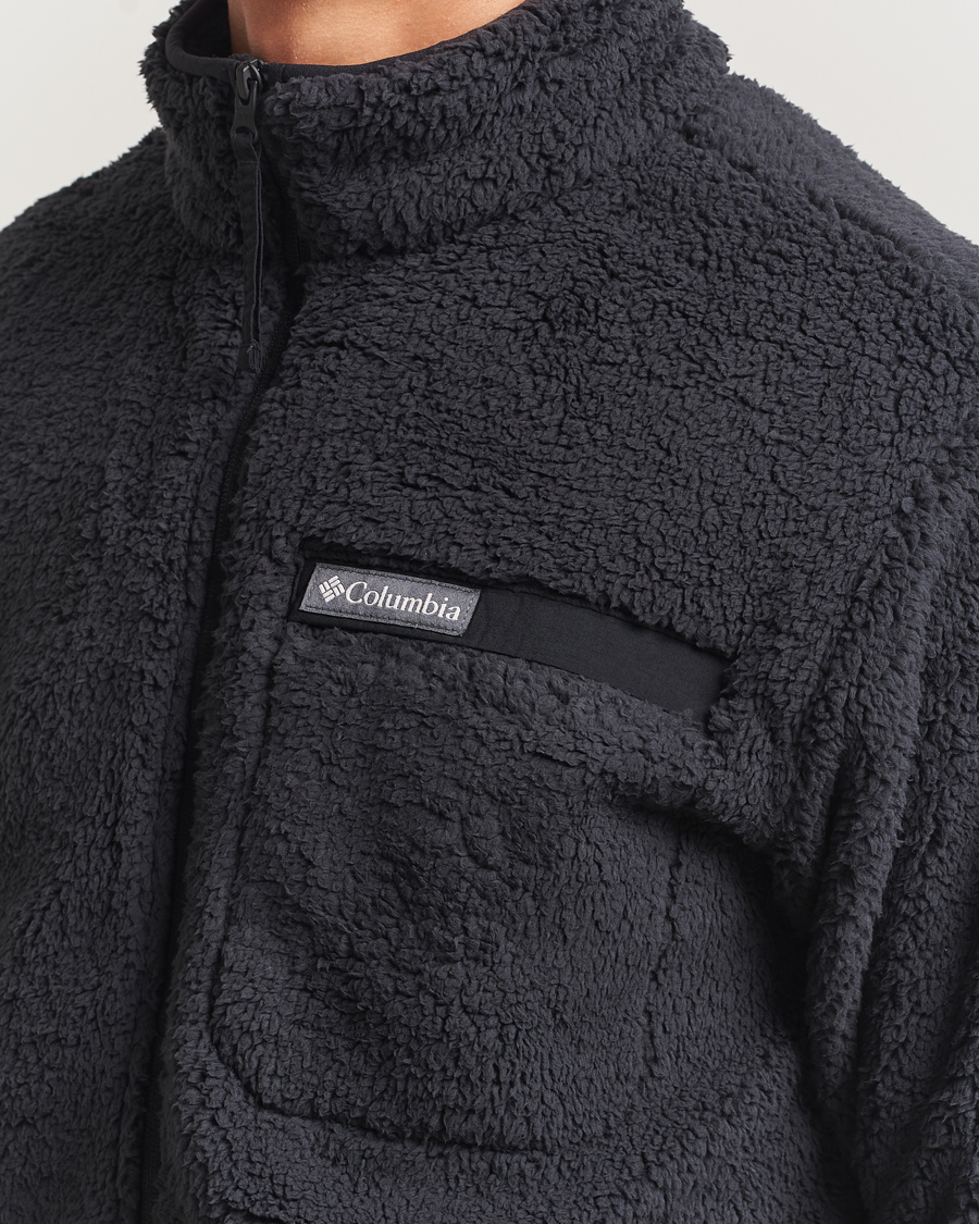 Uomini | Maglieria | Columbia | Rugged Ridge High Pile Full Zip Black