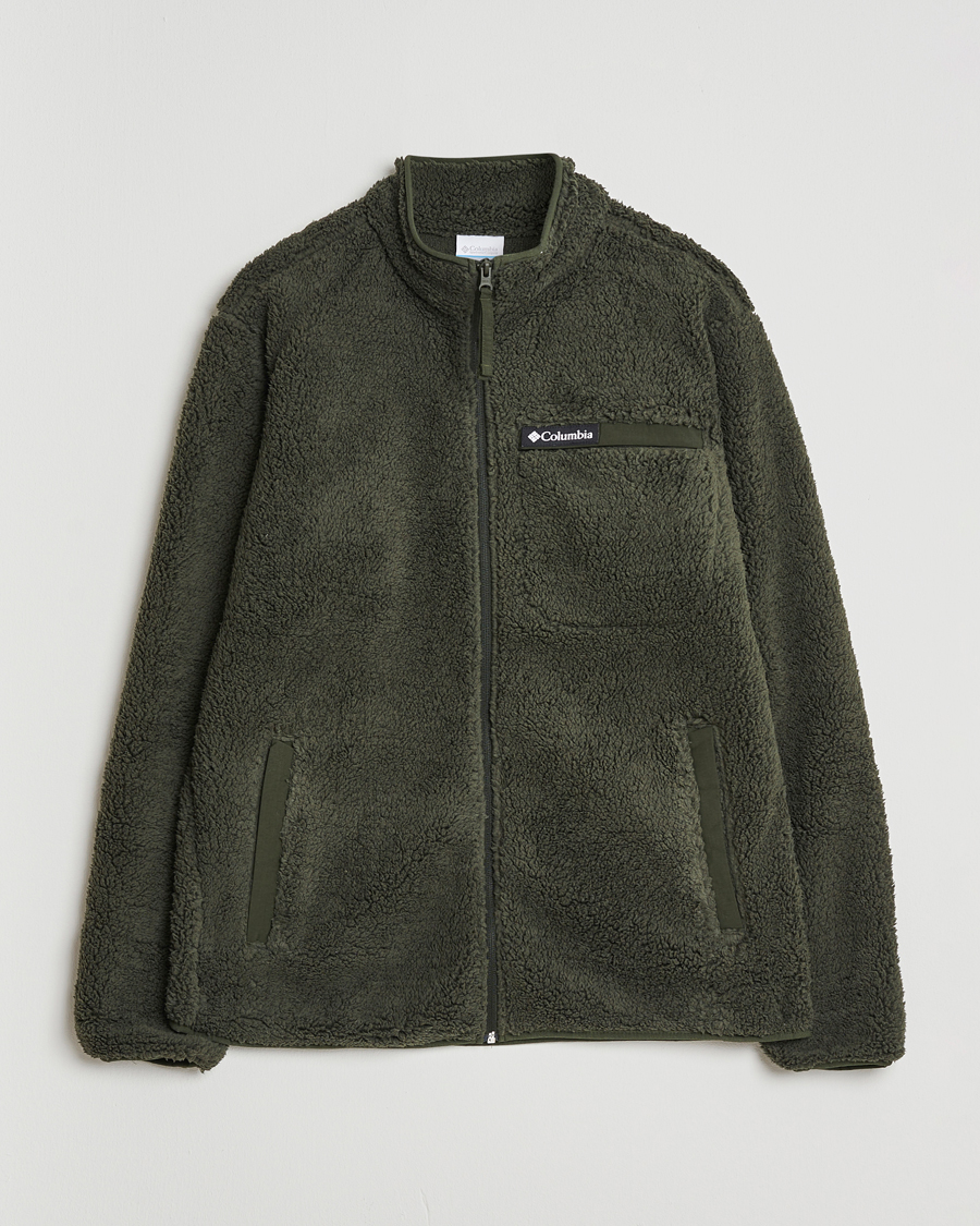 Uomini | Maglieria | Columbia | Rugged Ridge High Pile Full Zip Greenscape
