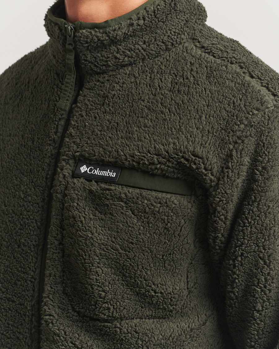 Uomini | Maglieria | Columbia | Rugged Ridge High Pile Full Zip Greenscape
