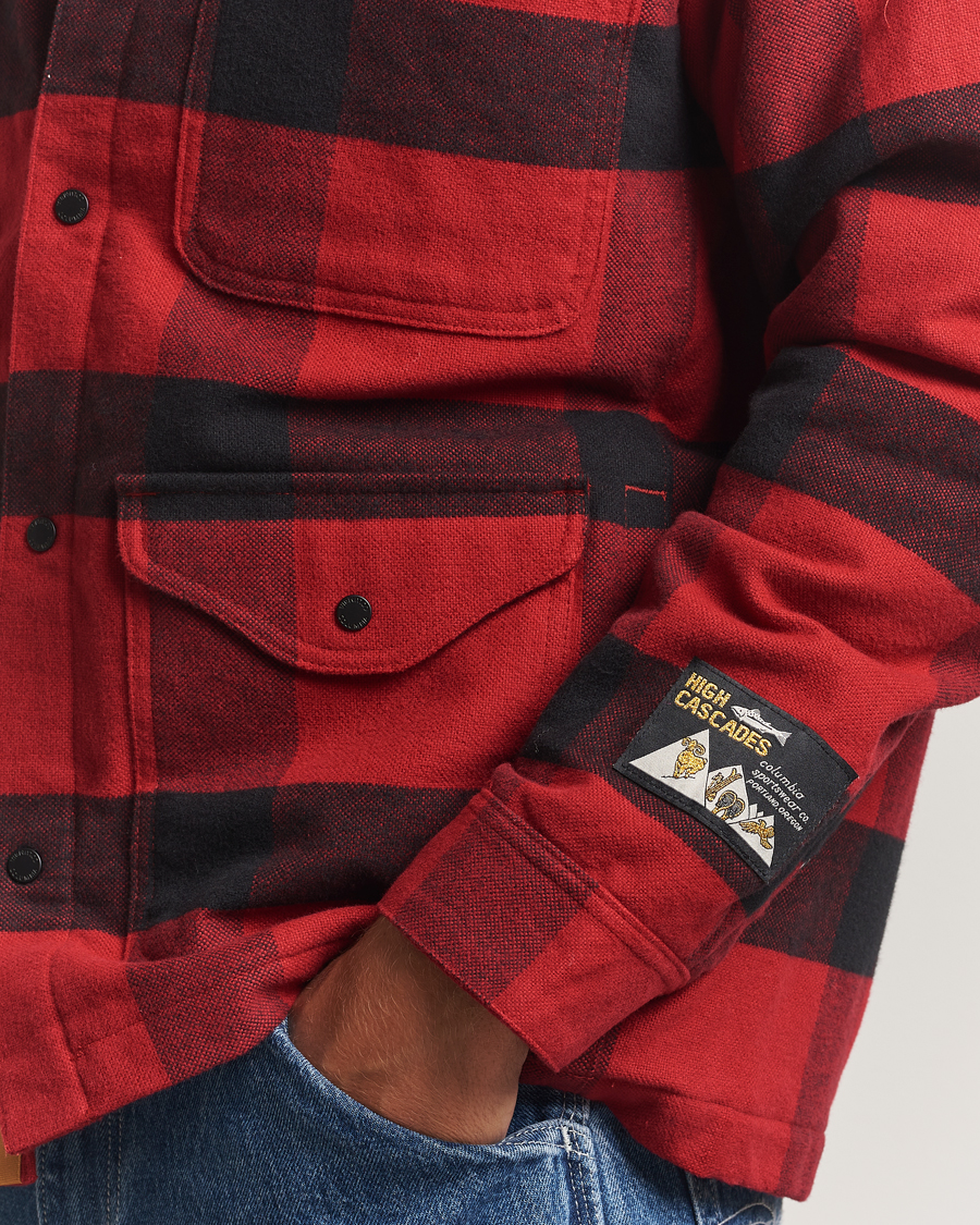 Uomini | Camicie | Columbia | High Cascades Shirt Jacket Red