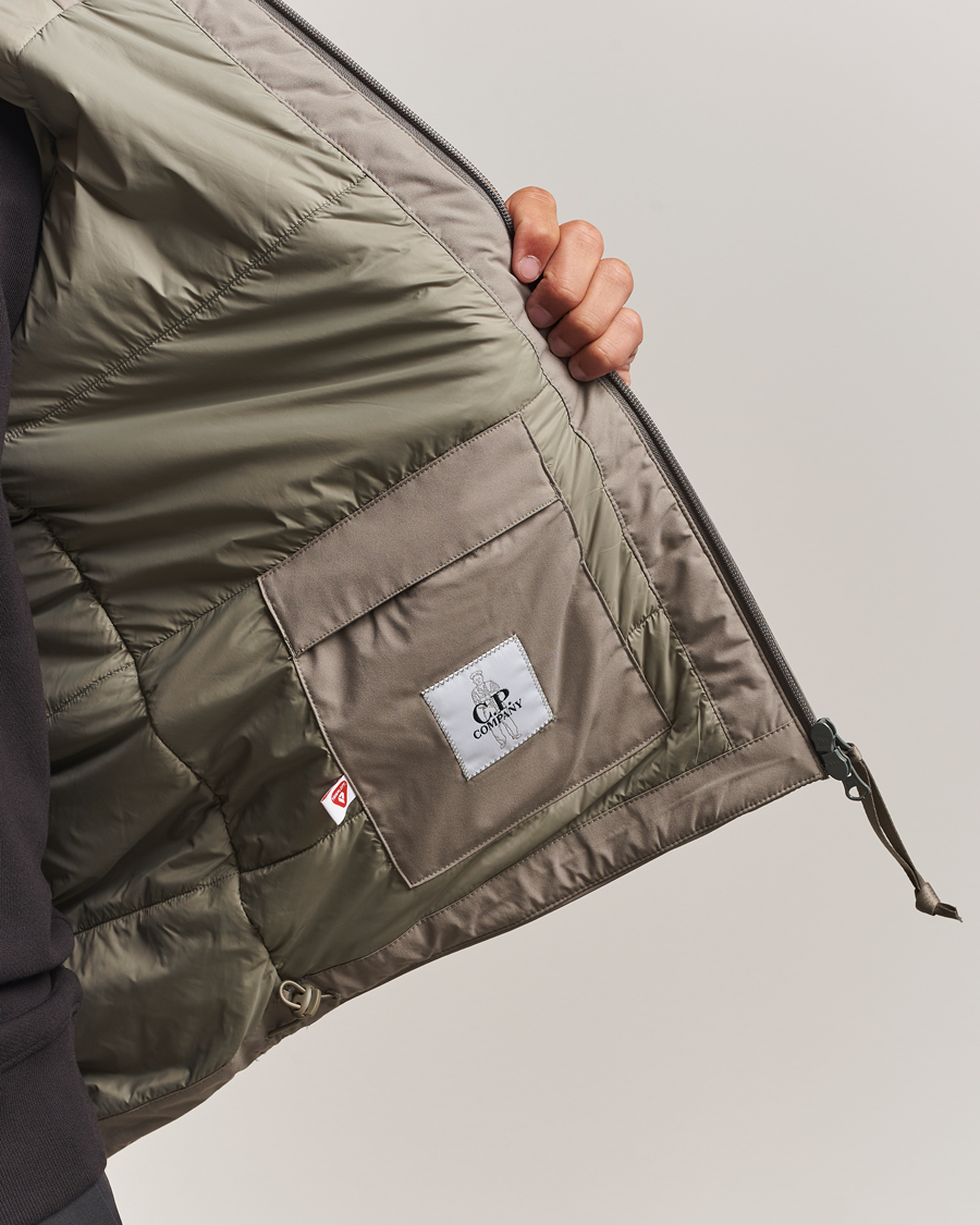 Uomini | Giacche | C.P. Company | Pro-Tek Lightweight Padded Hood Jacket Light Sage