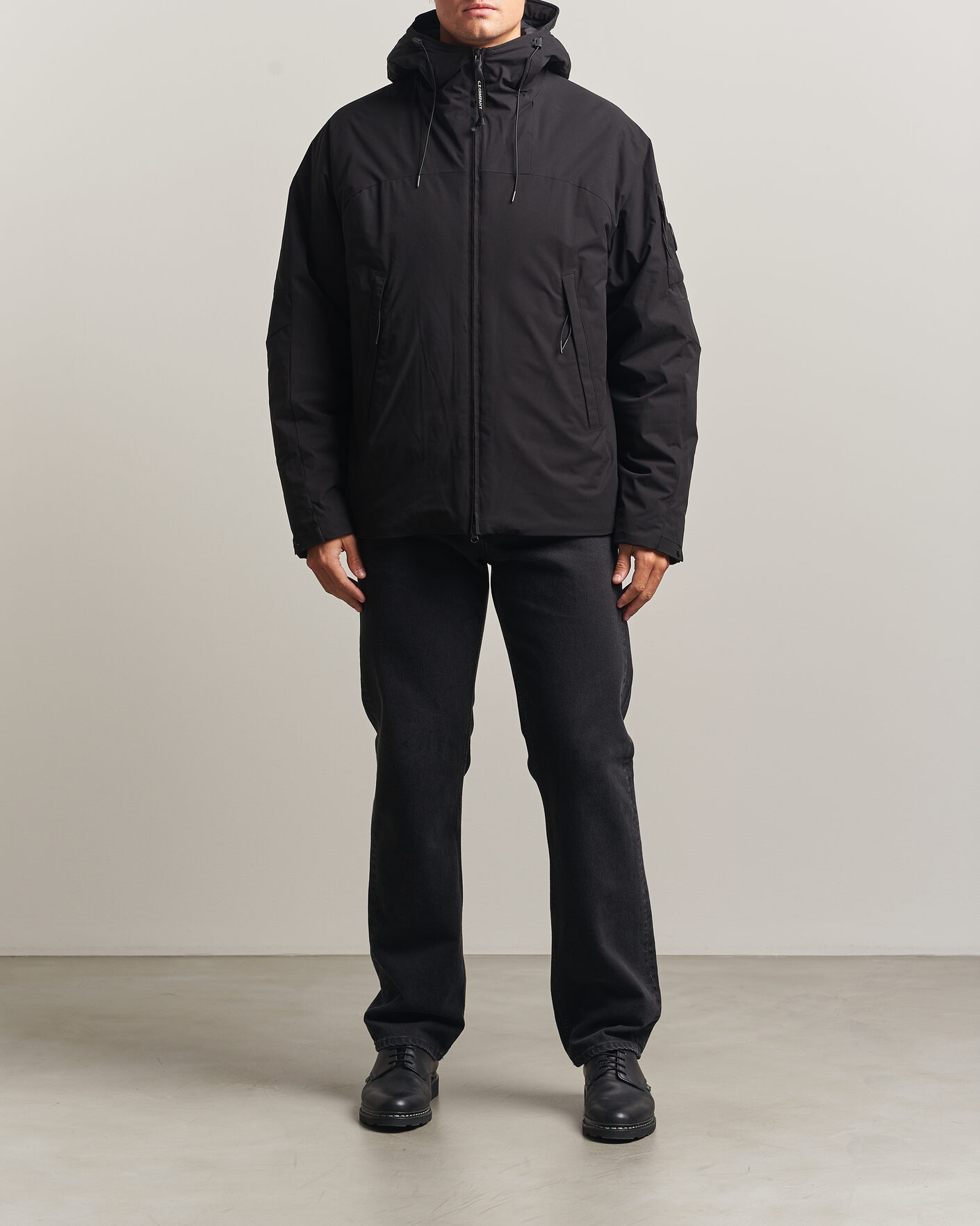 Uomini | Giacche | C.P. Company | Pro-Tek Lightweight Hood Jacket Black