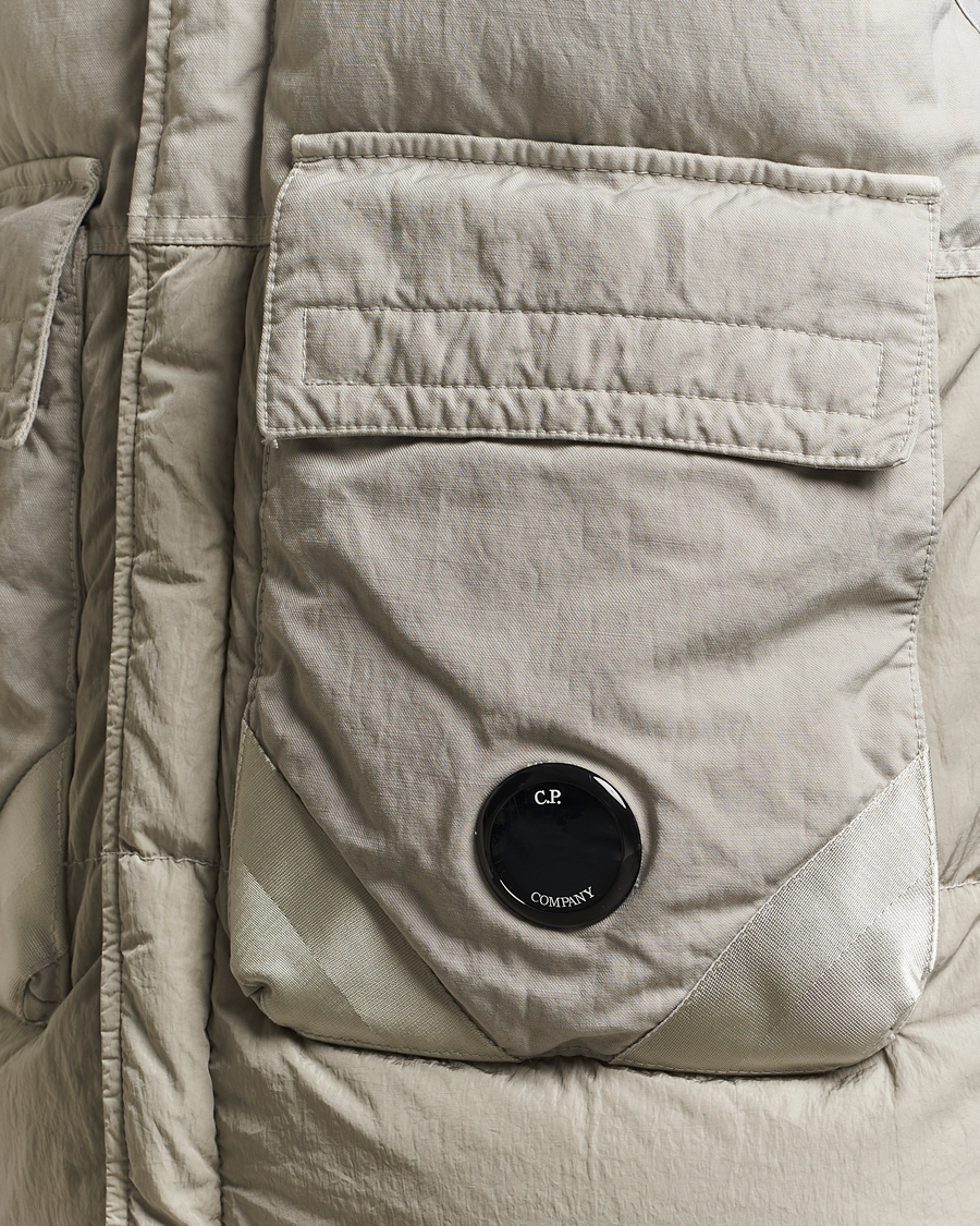 Uomini | Gilet | C.P. Company | Eco Chrome Mixed Down Vest Light Grey