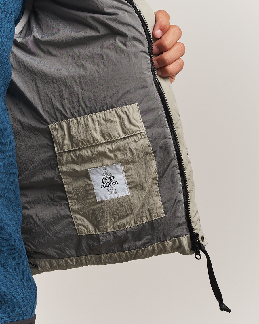 Uomini | Gilet | C.P. Company | Eco Chrome Mixed Down Vest Light Grey