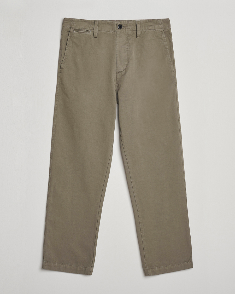 Uomini | Pantaloni | C.P. Company | Cotton Gabardine Chino Grey