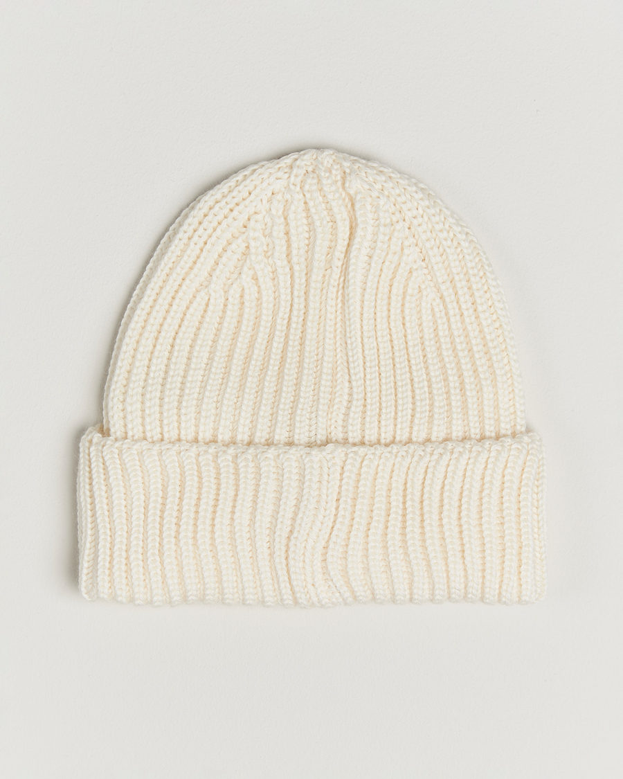 Uomini | C.P. Company Knitted Merino Goggle Beanie White | C.P. Company | Knitted Merino Goggle Beanie White
