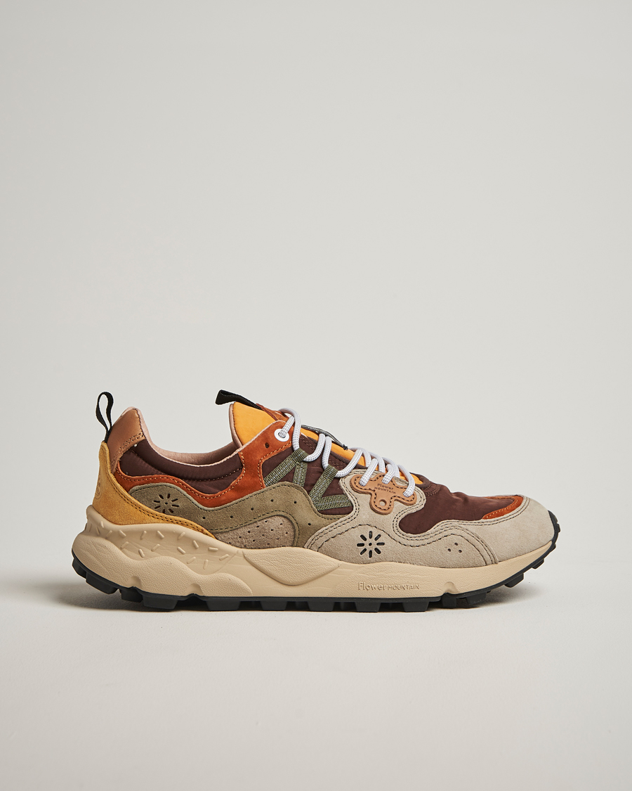 Uomini | Sneakers | Flower Mountain | Yamano 3 Suede/Nylon Sneaker Olive