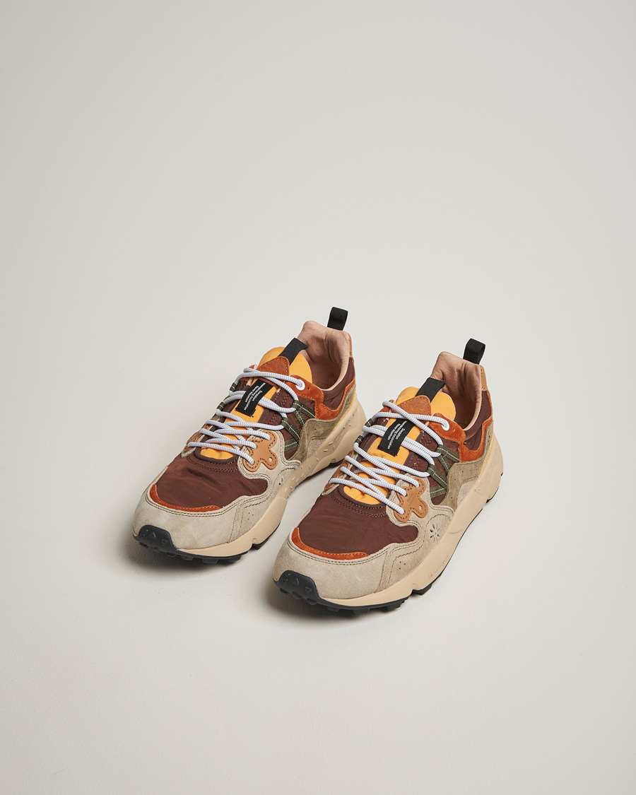 Uomini | Sneakers | Flower Mountain | Yamano 3 Suede/Nylon Sneaker Olive