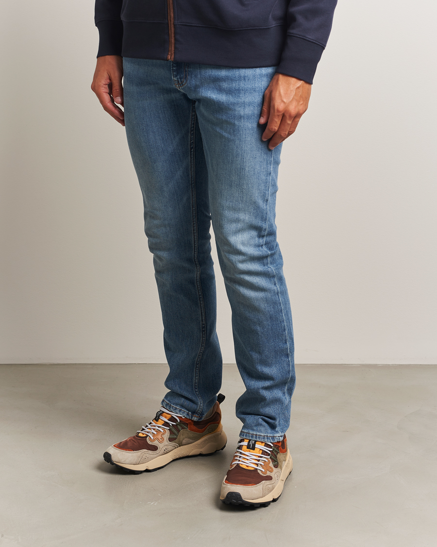 Uomini | Sneakers | Flower Mountain | Yamano 3 Suede/Nylon Sneaker Olive