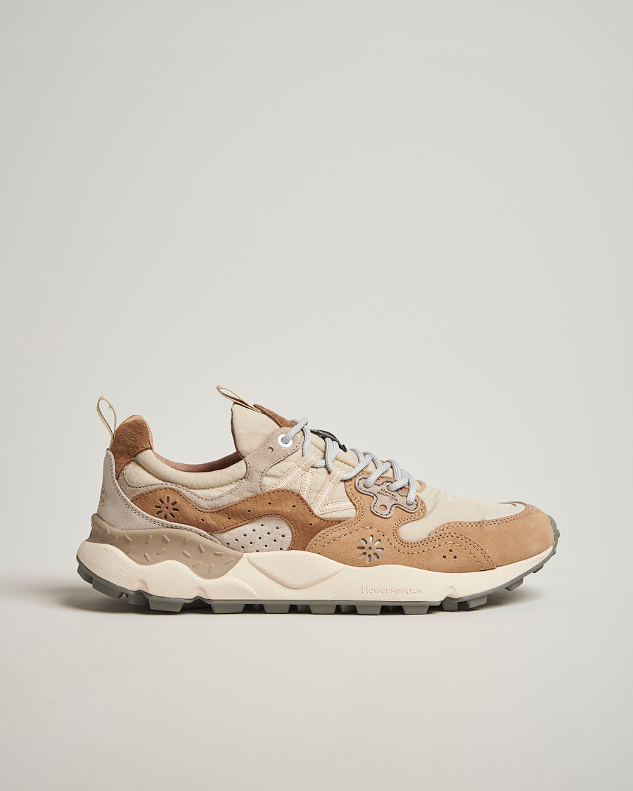 Uomini | Sneakers | Flower Mountain | Yamano 3 Suede/Nylon Sneaker Brown/Beige