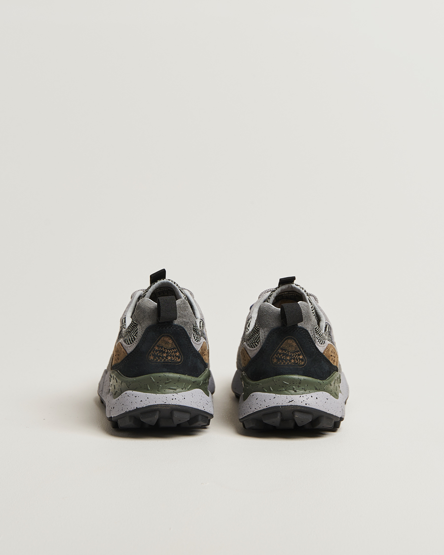 Uomini | Sneakers | Flower Mountain | Yamano 3 Suede/Tweed Wool Sneaker Grey