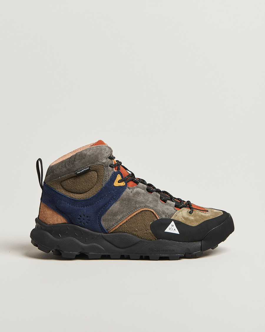 Uomini | Flower Mountain Back Country Mid Suede/Leather Sneaker Multi | Flower Mountain | Back Country Mid Suede/Leather Sneaker Multi