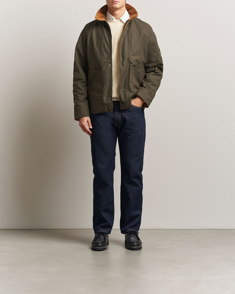 Uomini | Giacche | Forét | Aspen Oilskin Jacket Army