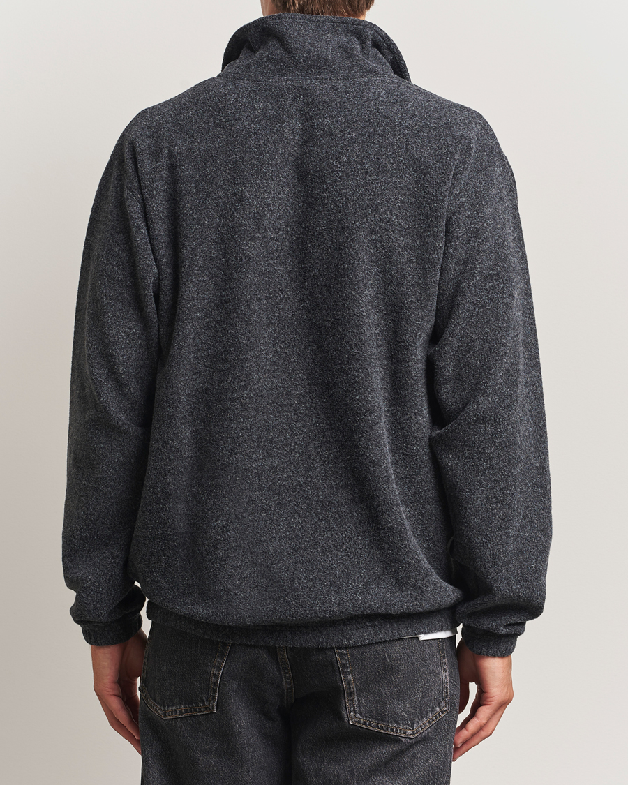 Uomini | Maglieria | Forét | Elm Half Zip Sweatshirt Dark Grey Melange