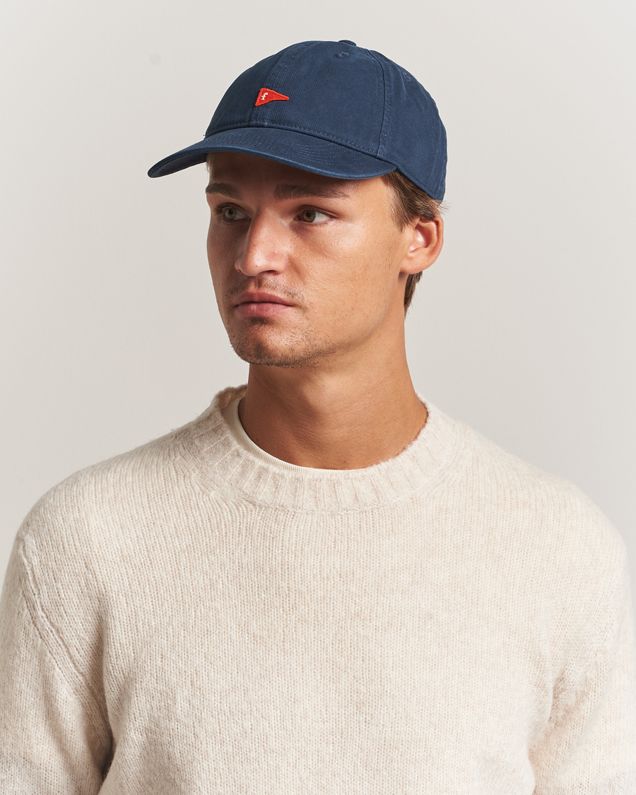 Uomini | Forét Flag Washed Cap Navy | Forét | Flag Washed Cap Navy