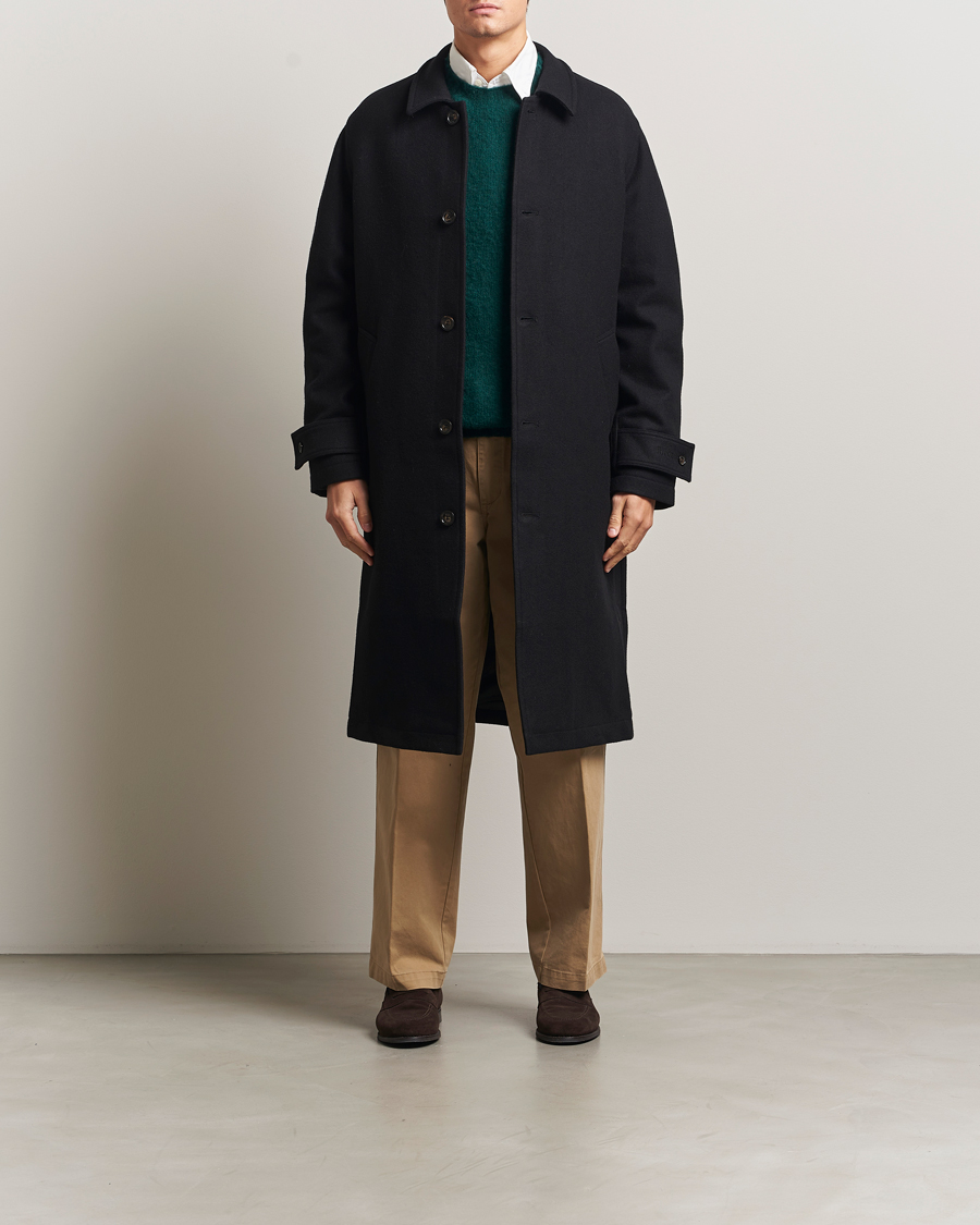 Uomini | Giacche | Forét | Pine Wool Coat Black