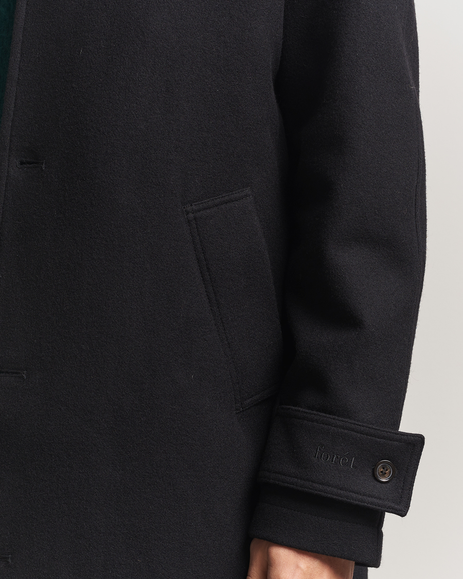 Uomini | Giacche | Forét | Pine Wool Coat Black