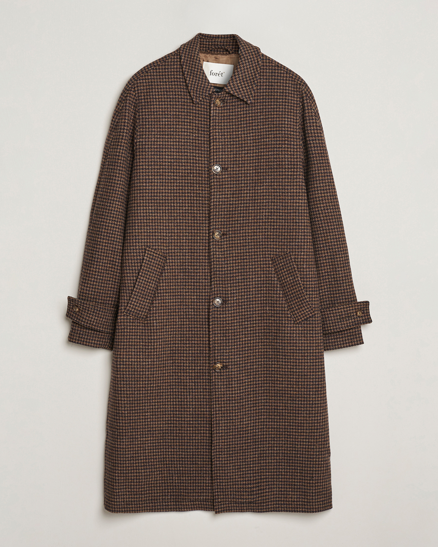 Uomini | Giacche | Forét | Pine Wool Coat Brown