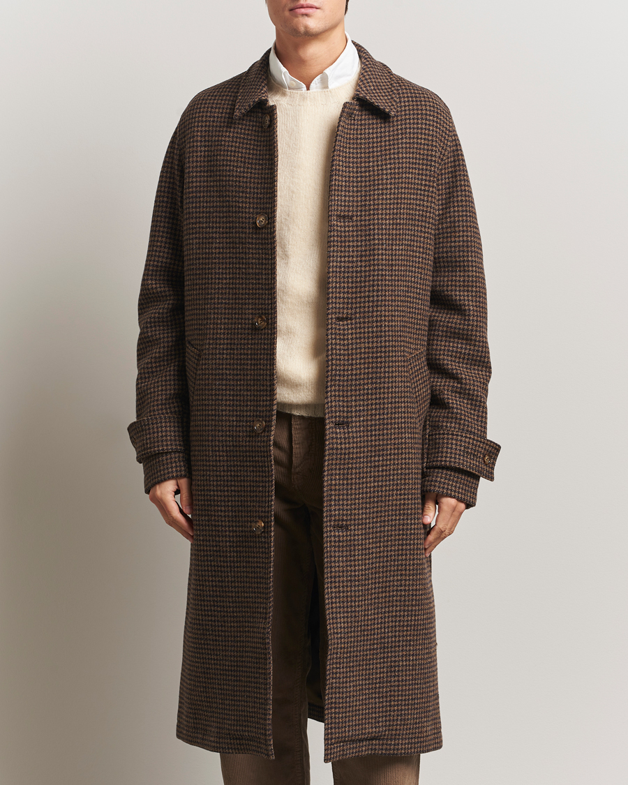 Uomini | Giacche | Forét | Pine Wool Coat Brown