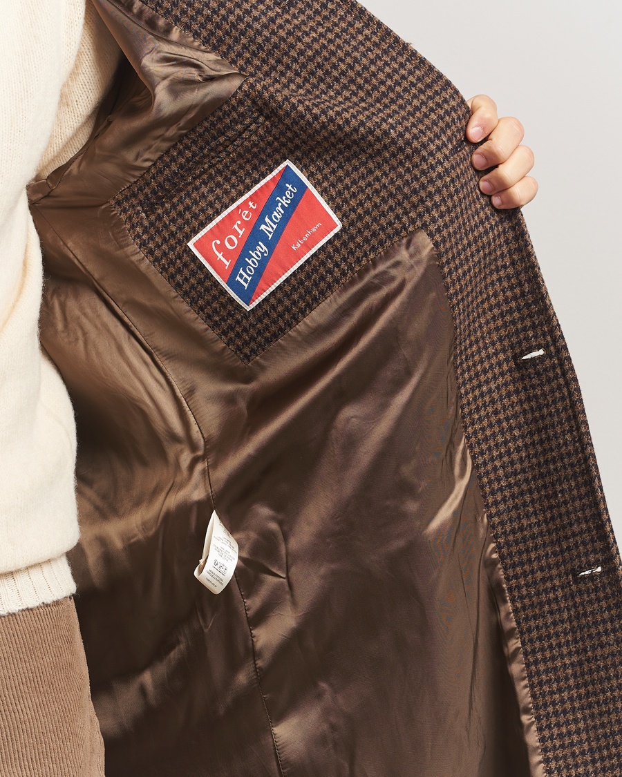 Uomini | Giacche | Forét | Pine Wool Coat Brown