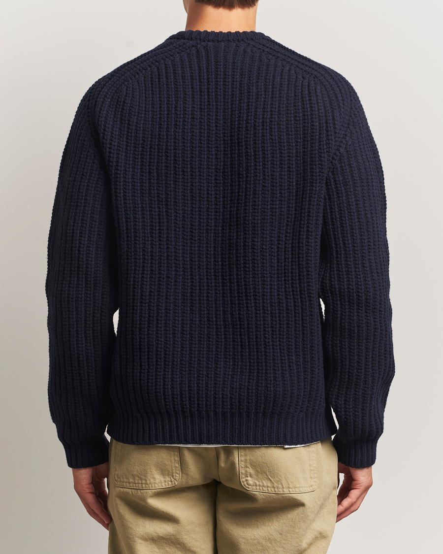 Uomini | Maglieria | Forét | Trip Chunky Rib Knit Navy