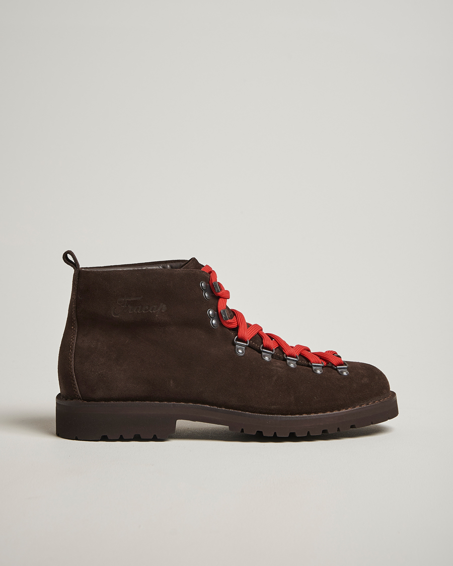 Uomini | Stivali | Fracap | M120 Suede Boot Dark Brown