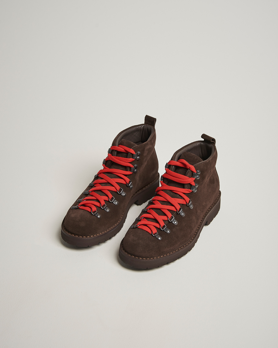 Uomini | Stivali | Fracap | M120 Suede Boot Dark Brown