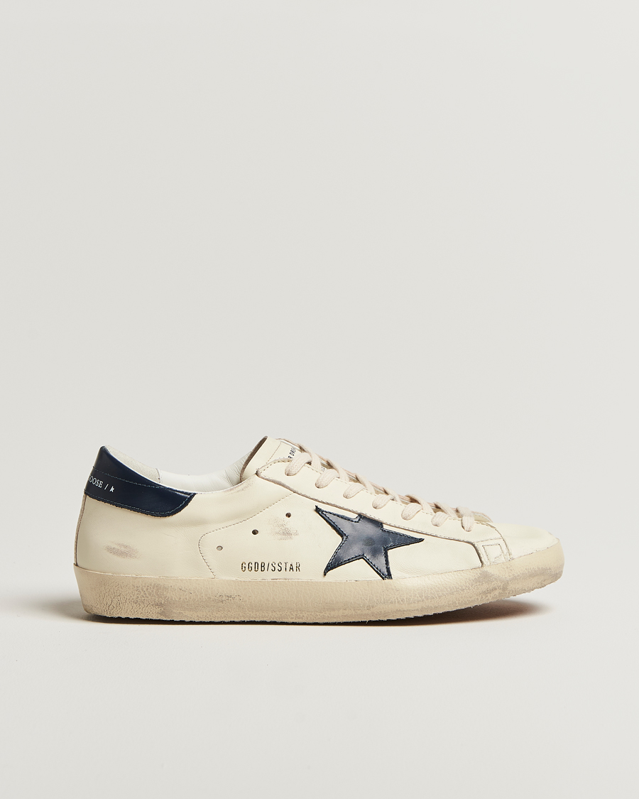 Uomini | Sneakers | Golden Goose | Super-Star Sneakers White/Navy