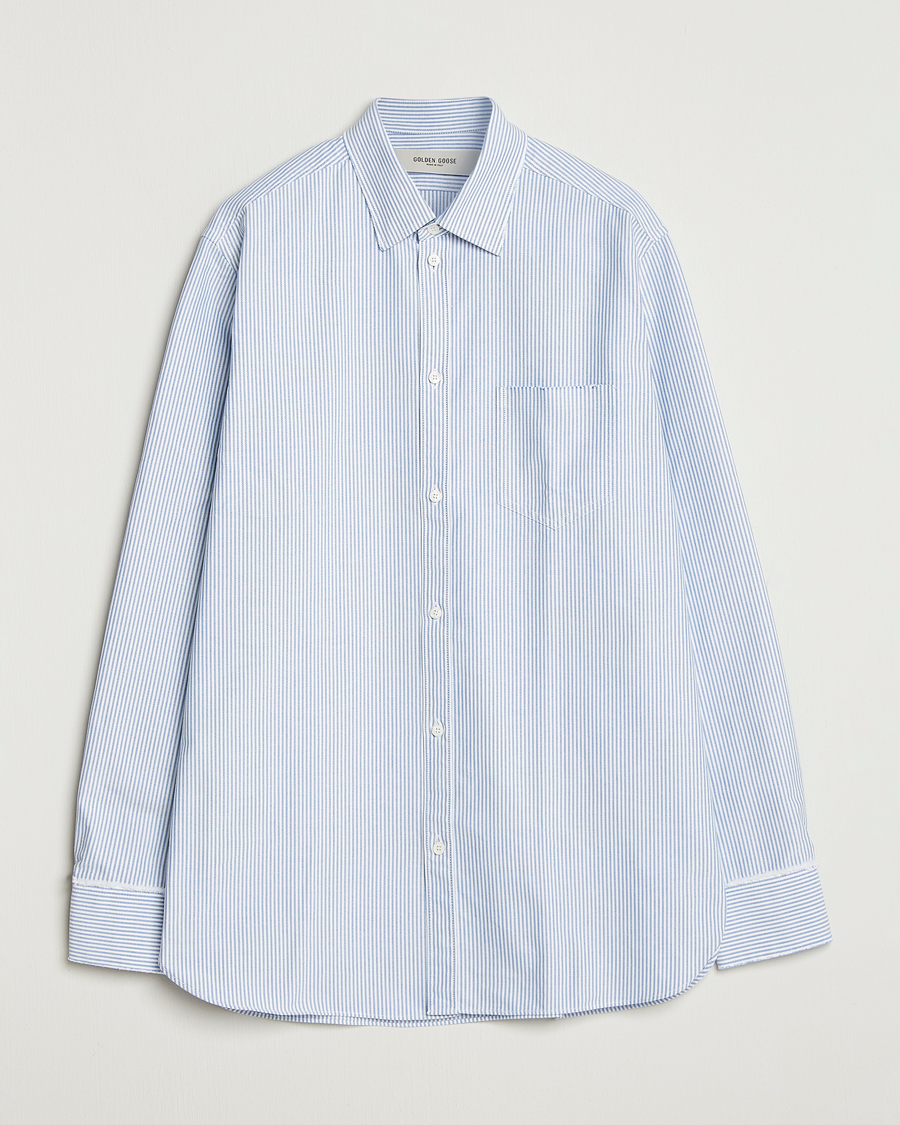 Uomini | Camicie | Golden Goose | Regular Fit Oxford Shirt Light Blue