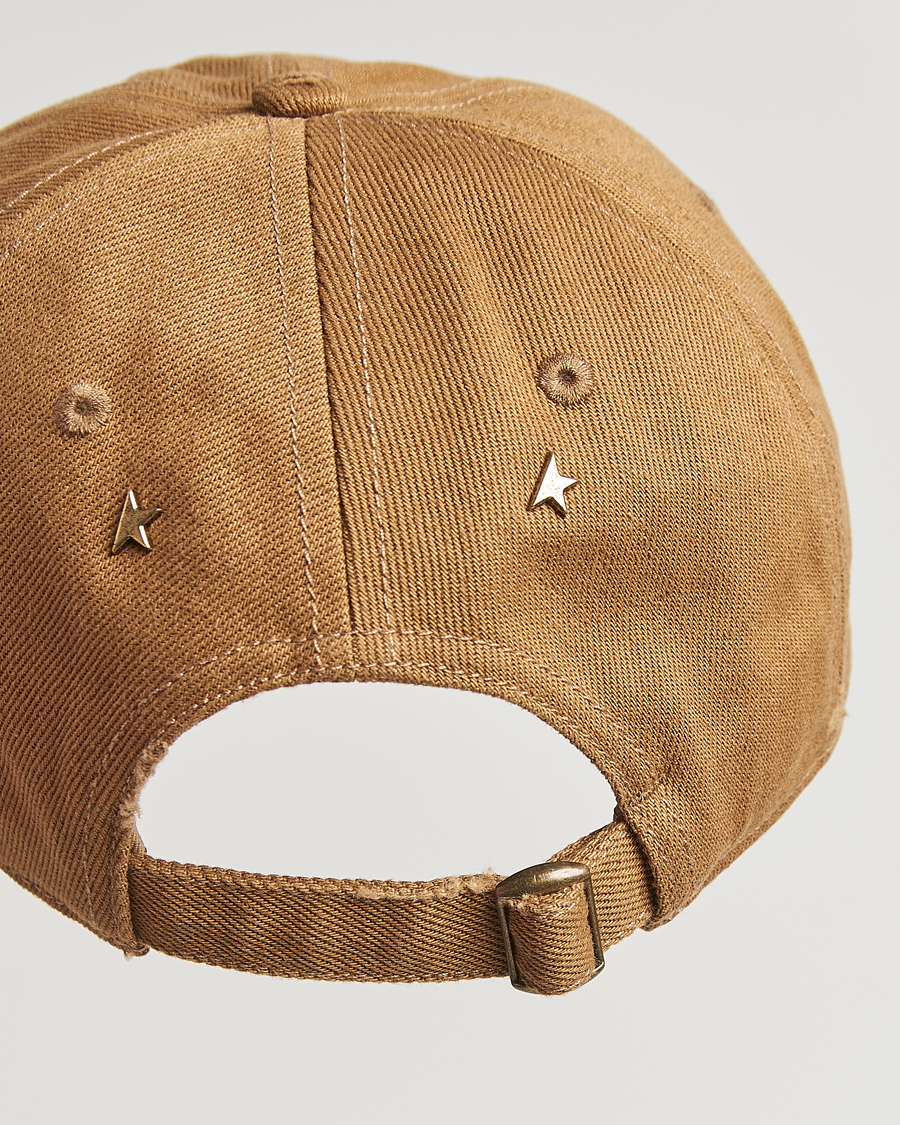 Uomini | Golden Goose Embroidered Cotton Cap Beige | Golden Goose | Embroidered Cotton Cap Beige