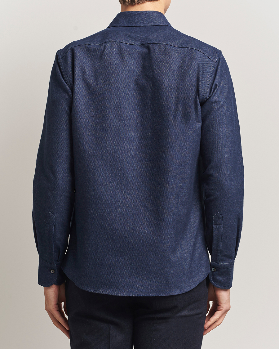 Uomini | Camicie | Grigio | Heavy Twill Overshirt Navy