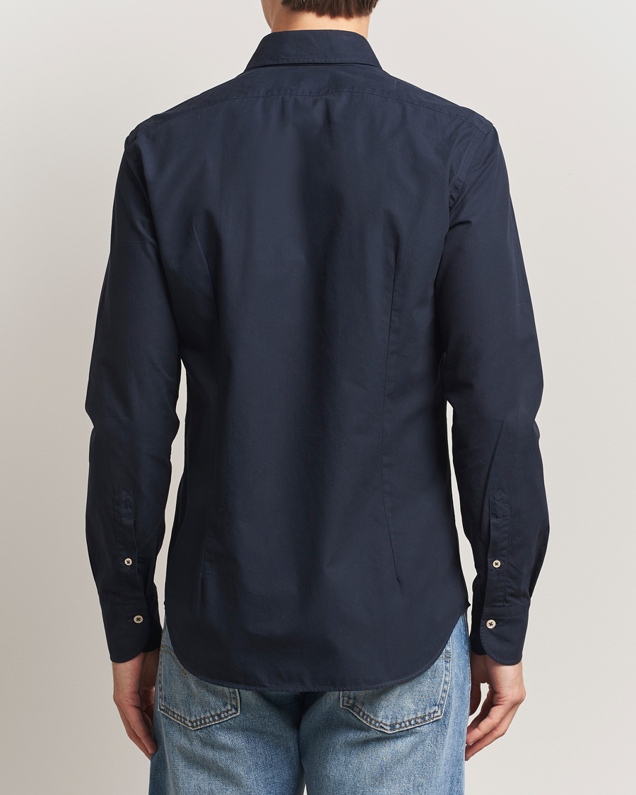 Uomini | Camicie | Grigio | Cotton Twill Shirt Navy