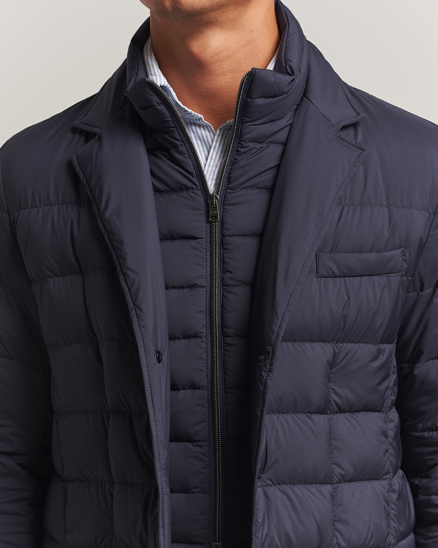 Uomini | Giacche | Herno | Nylon Down Blazer Navy