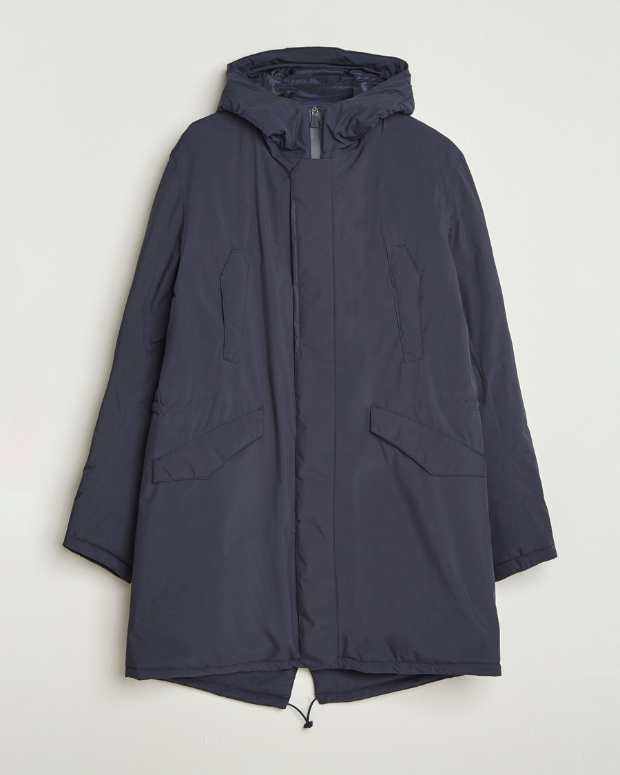 Uomini | Giacche | Herno | Waterproof Fishtail Parka Navy
