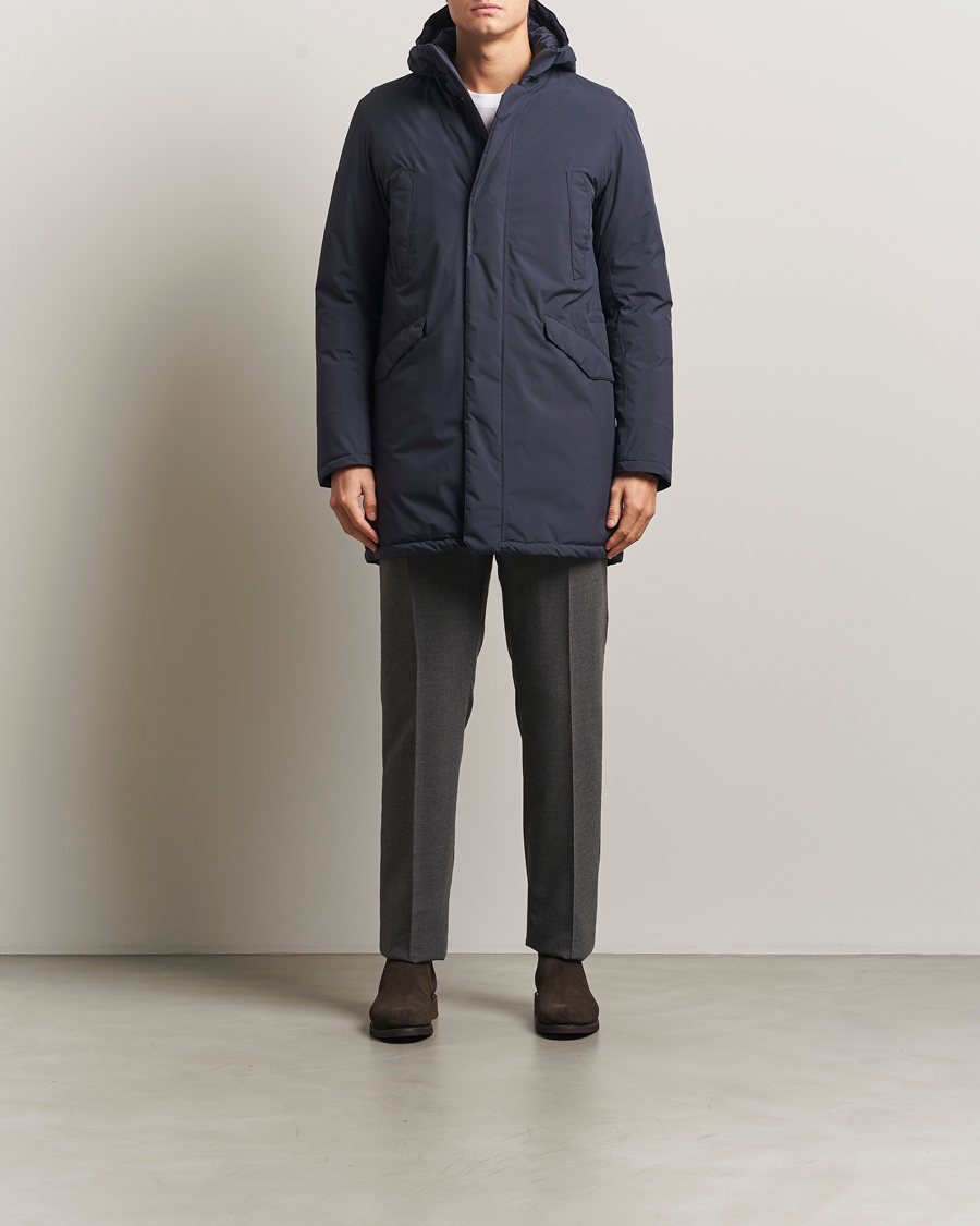 Uomini | Giacche | Herno | Waterproof Fishtail Parka Navy