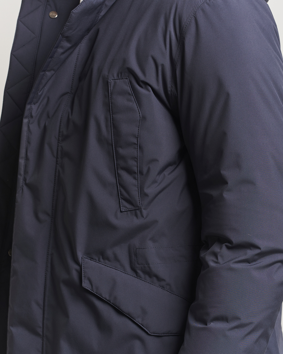 Uomini | Giacche | Herno | Waterproof Fishtail Parka Navy