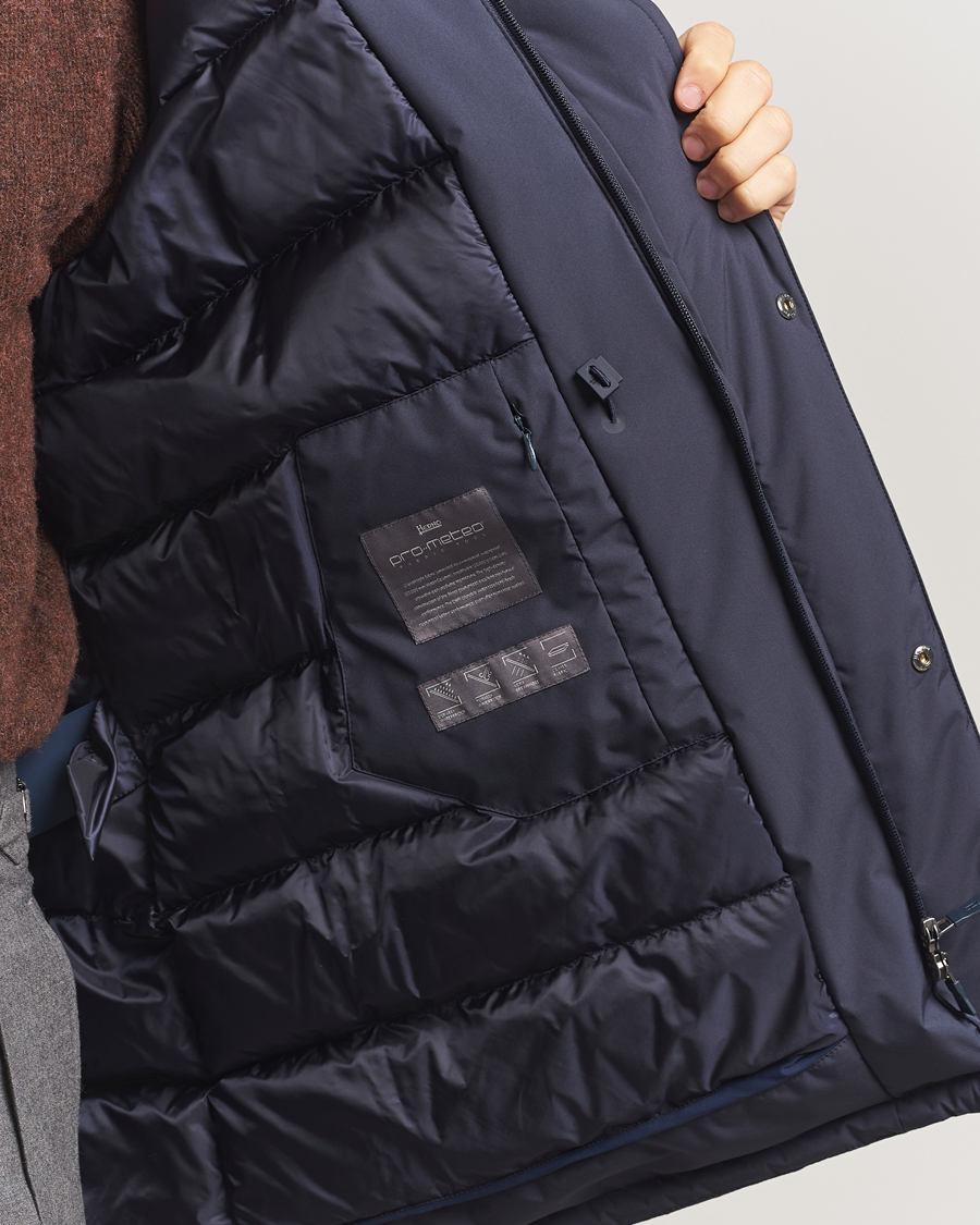 Uomini | Giacche | Herno | Waterproof Fishtail Parka Navy