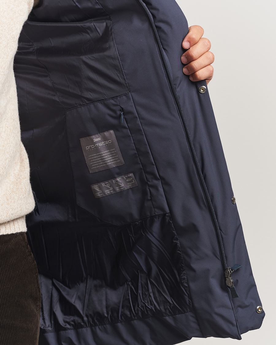 Uomini | Giacche | Herno | Waterproof Down Parka Navy