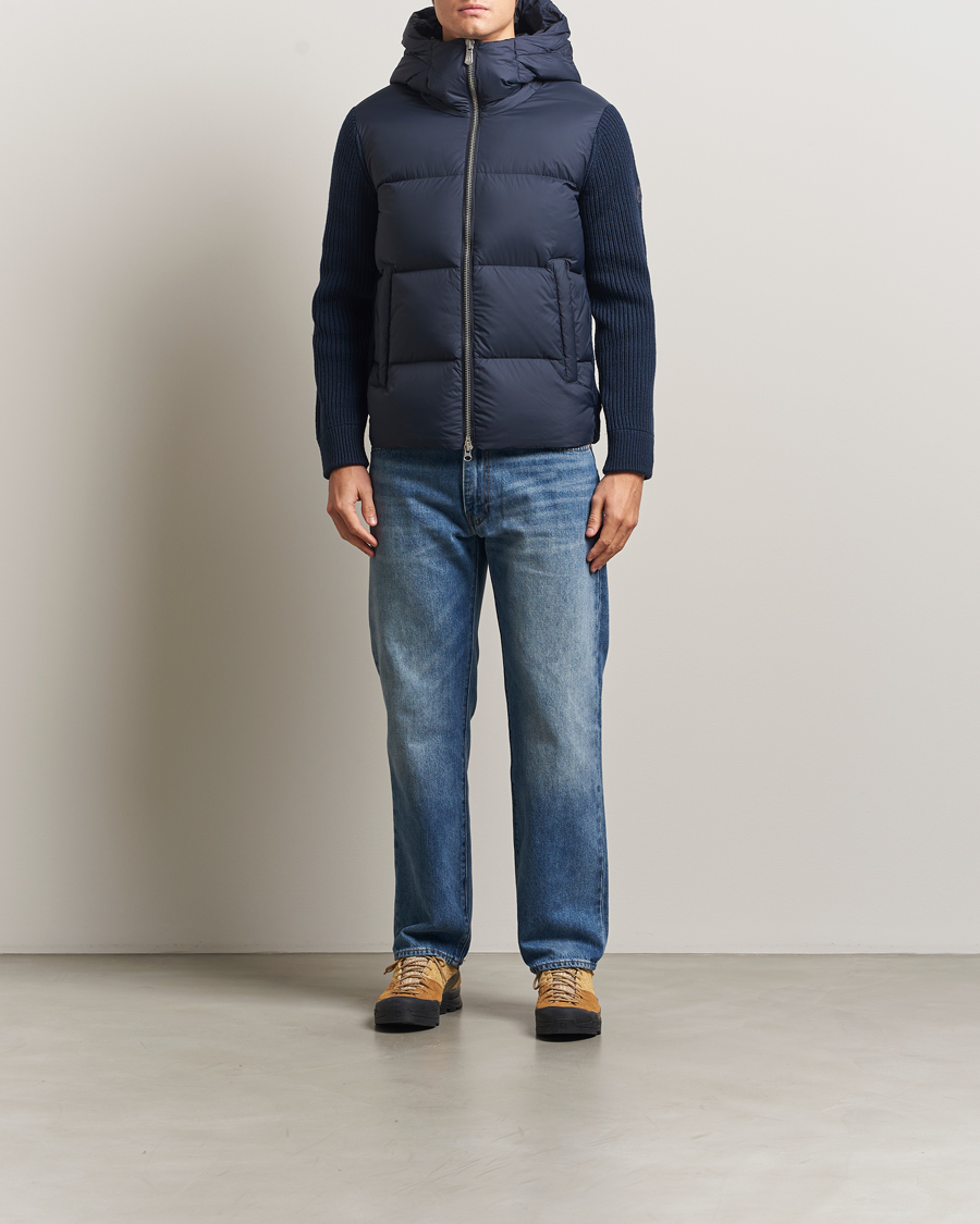 Uomini | Giacche | Sail Racing | Ridge Knitted Hybrid Jacket Dark Navy