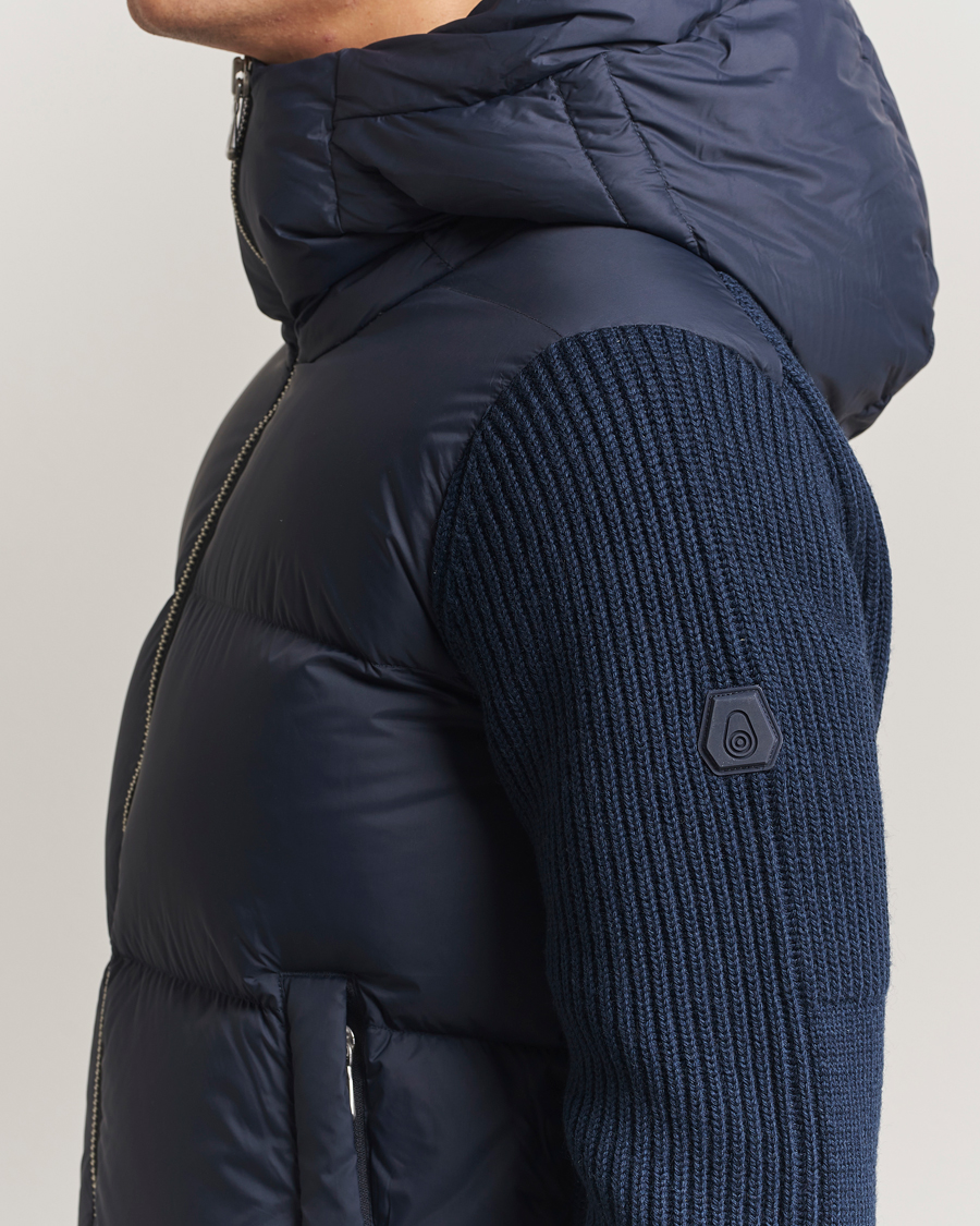 Uomini | Giacche | Sail Racing | Ridge Knitted Hybrid Jacket Dark Navy
