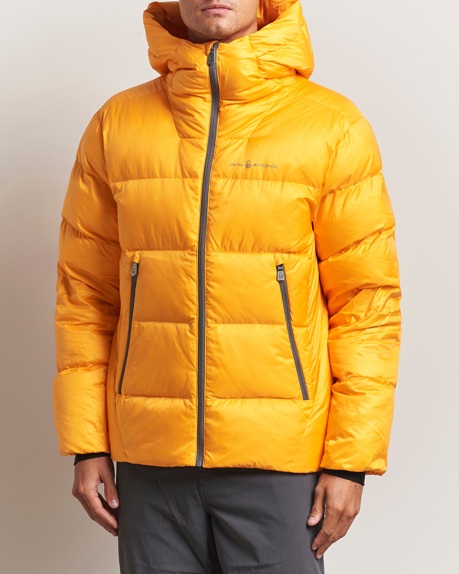 Uomini | Giacche | Sail Racing | Cloud Down Hooded Jacket Sunset Orange