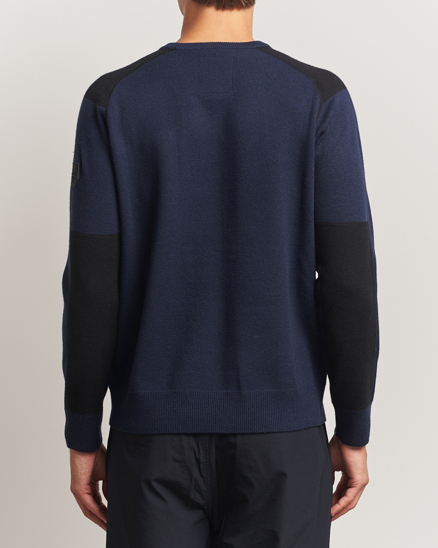 Uomini | Maglieria | Sail Racing | Spine Wool/Cashmere Knitted Crew Neck Dark Navy