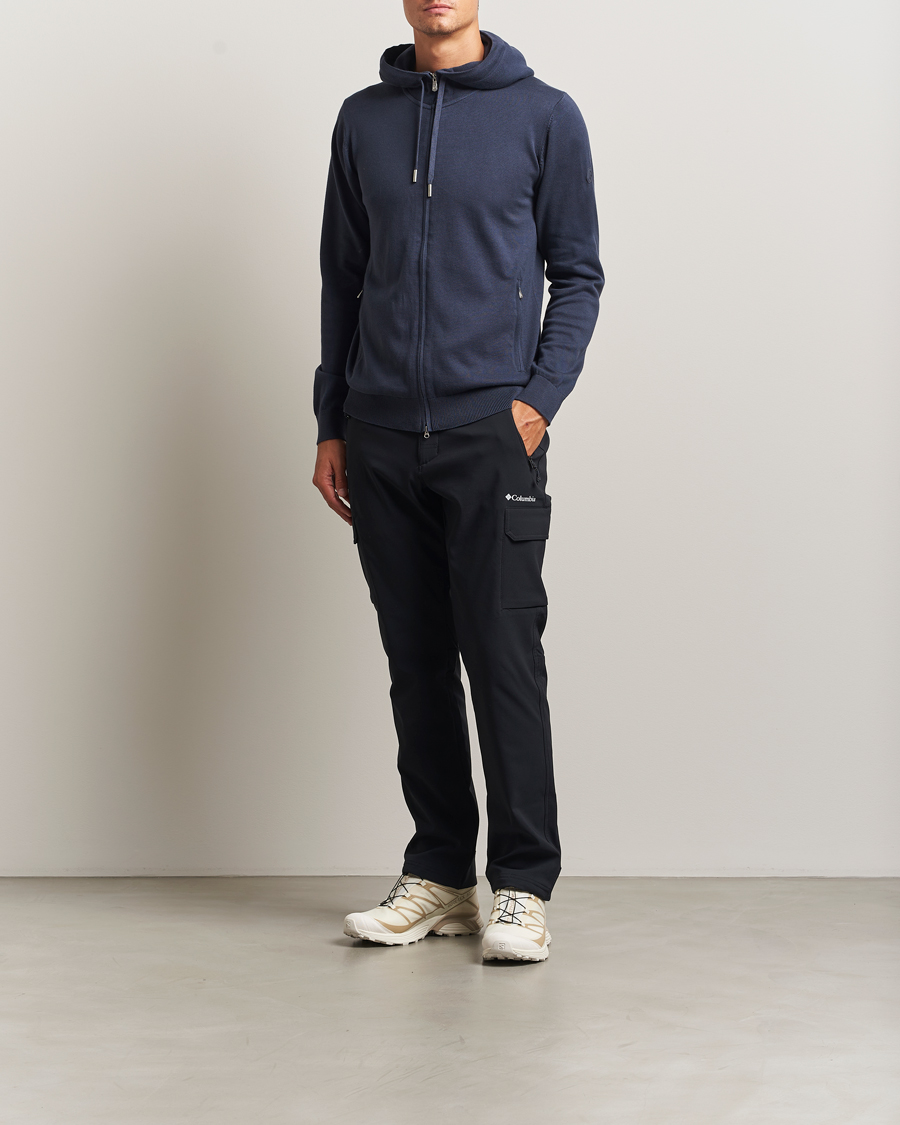 Uomini | Maglieria | Sail Racing | Bowman Knitted Full Zip Hoodie Navy