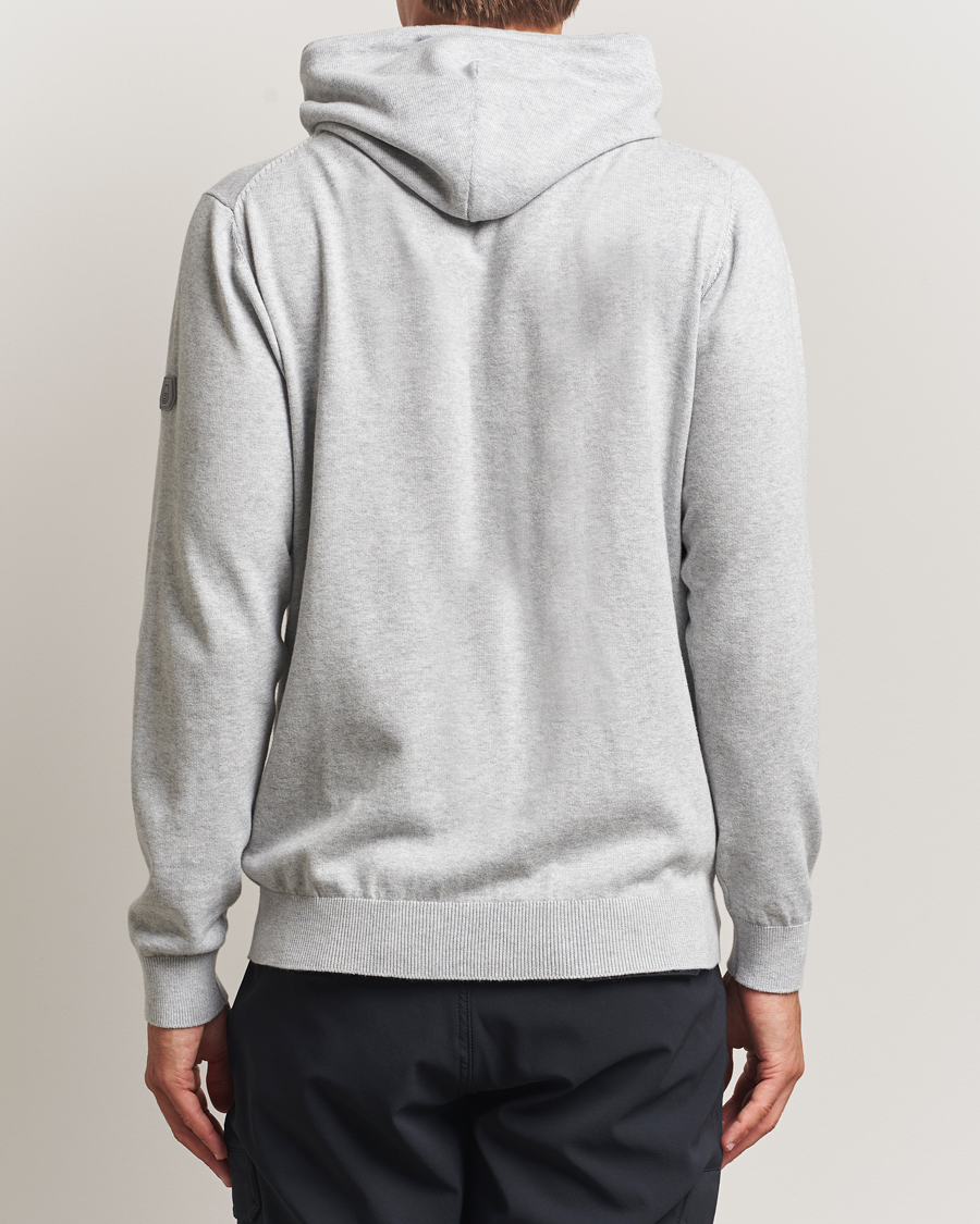 Uomini | Maglieria | Sail Racing | Bowman Knitted Full Zip Hoodie Grey Melange