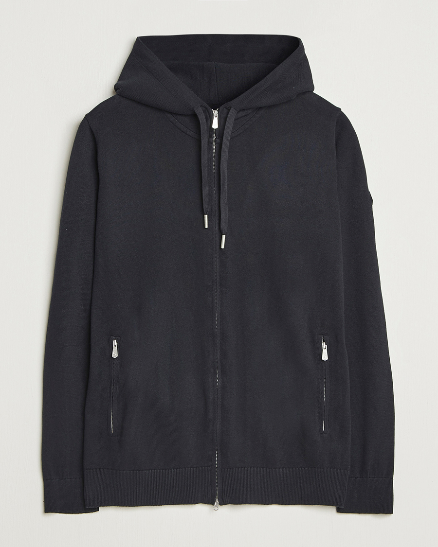 Uomini | Maglieria | Sail Racing | Bowman Knitted Full Zip Hoodie Carbon