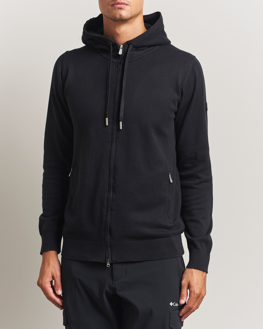 Uomini | Maglieria | Sail Racing | Bowman Knitted Full Zip Hoodie Carbon